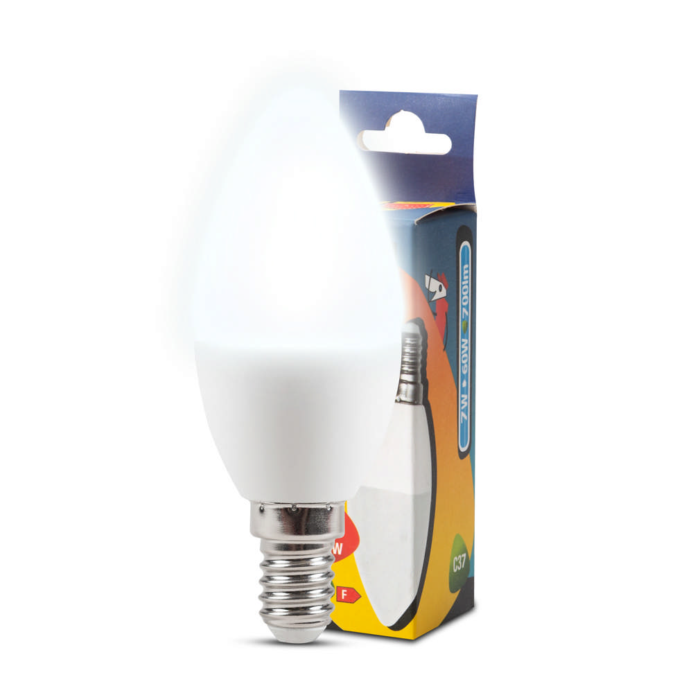 Bec LED LUMANARE 7W E14 6400K – NOVELITE