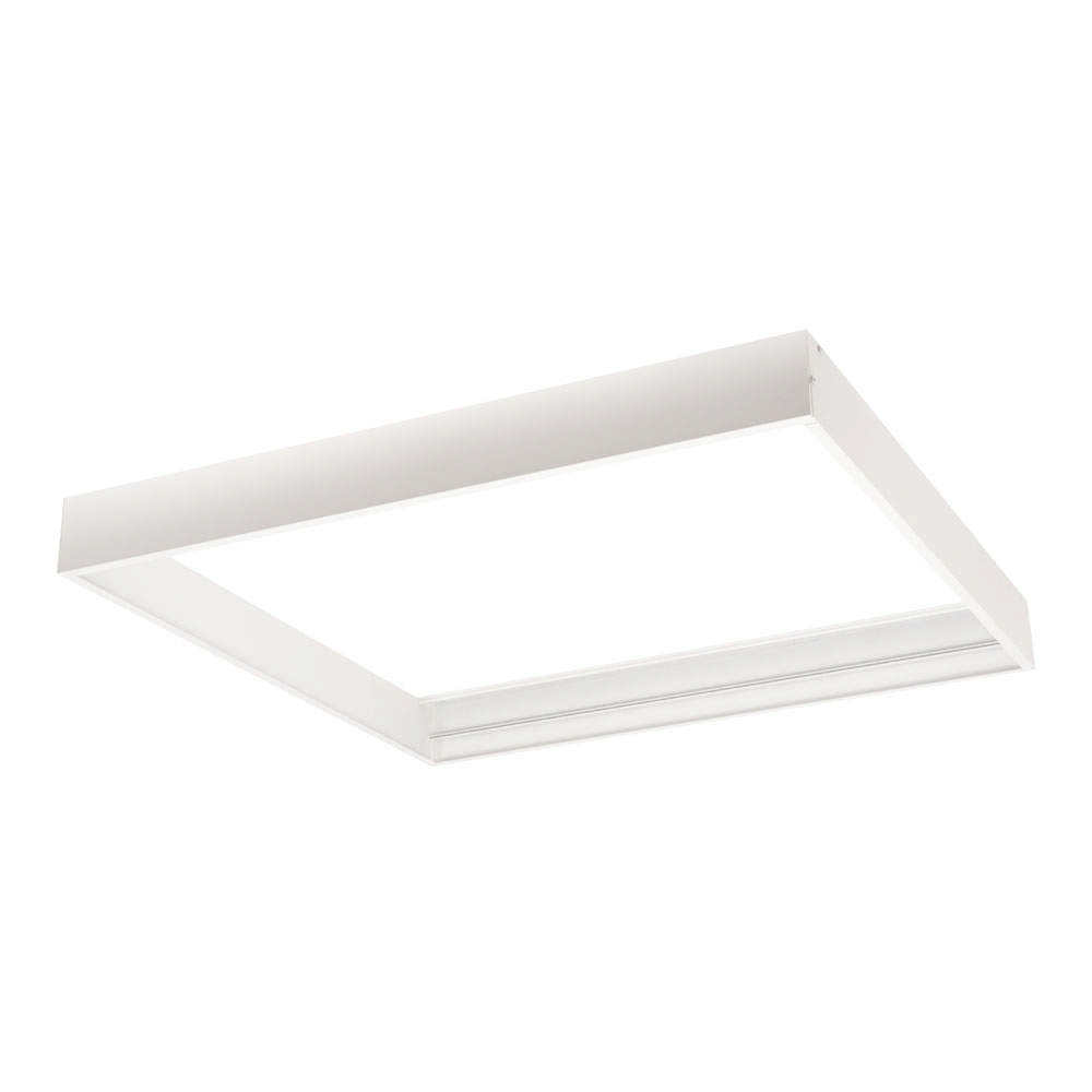 Rama Aluminiu Alb Panou LED Backlit 595x595x65mm - SOLENTIS