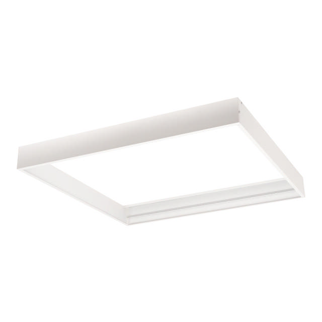 Rama Aluminiu Alb Panou LED Backlit 595x595x65mm - SOLENTIS