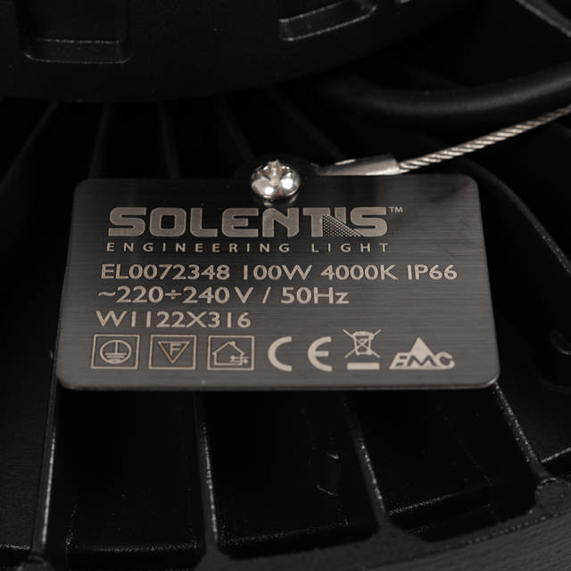 High BAY LED 100W 4000K IP66 - SOLENTIS