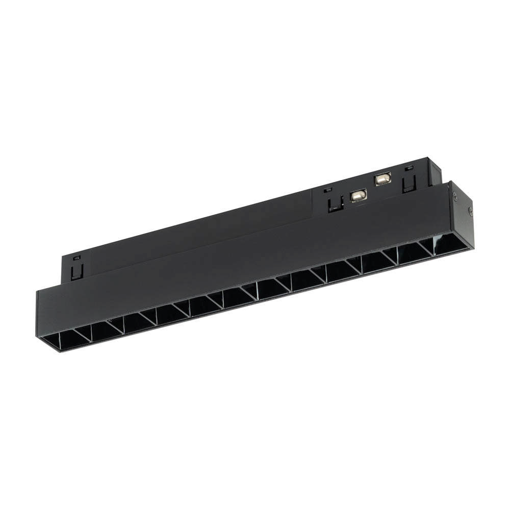 Spot Negru FAGURE Fix 12W 4000K IP20 pentru Sina Magnetica - NOVELITE