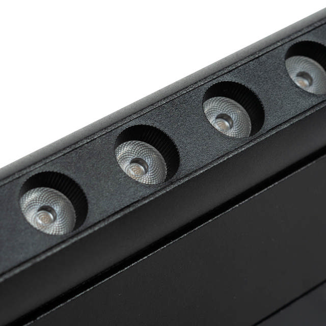 Spot Negru DOTS Slim Reglabil 6W 4000K IP20 pentru Sina Magnetica - NOVELITE