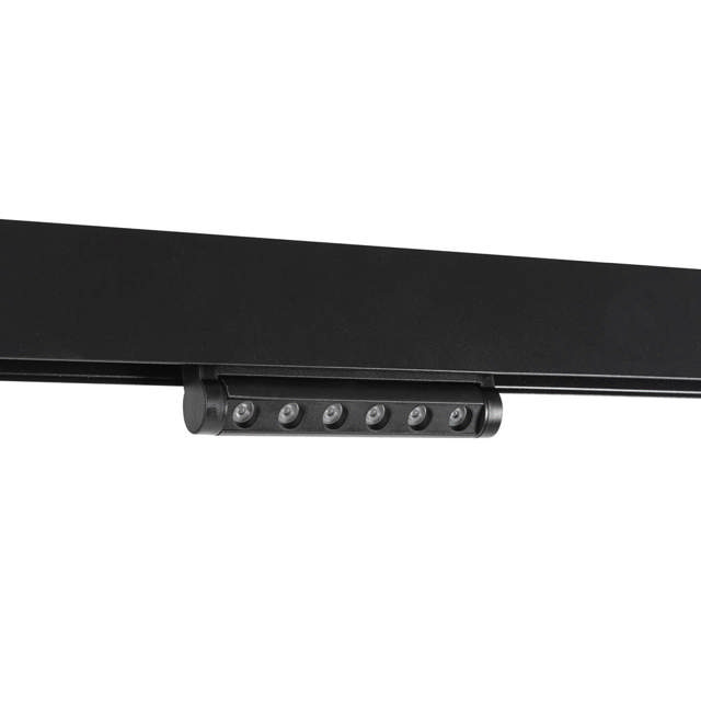 Spot Negru DOTS Slim Reglabil 6W 4000K IP20 pentru Sina Magnetica - NOVELITE