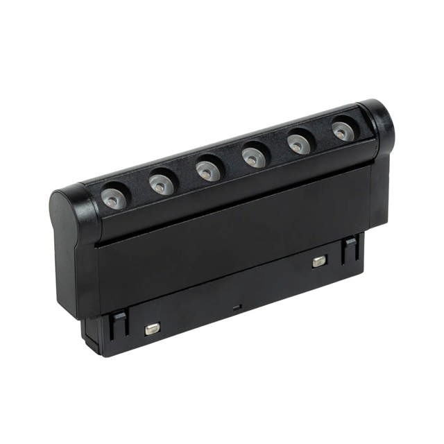 Spot Negru DOTS Slim Reglabil 6W 4000K IP20 pentru Sina Magnetica - NOVELITE