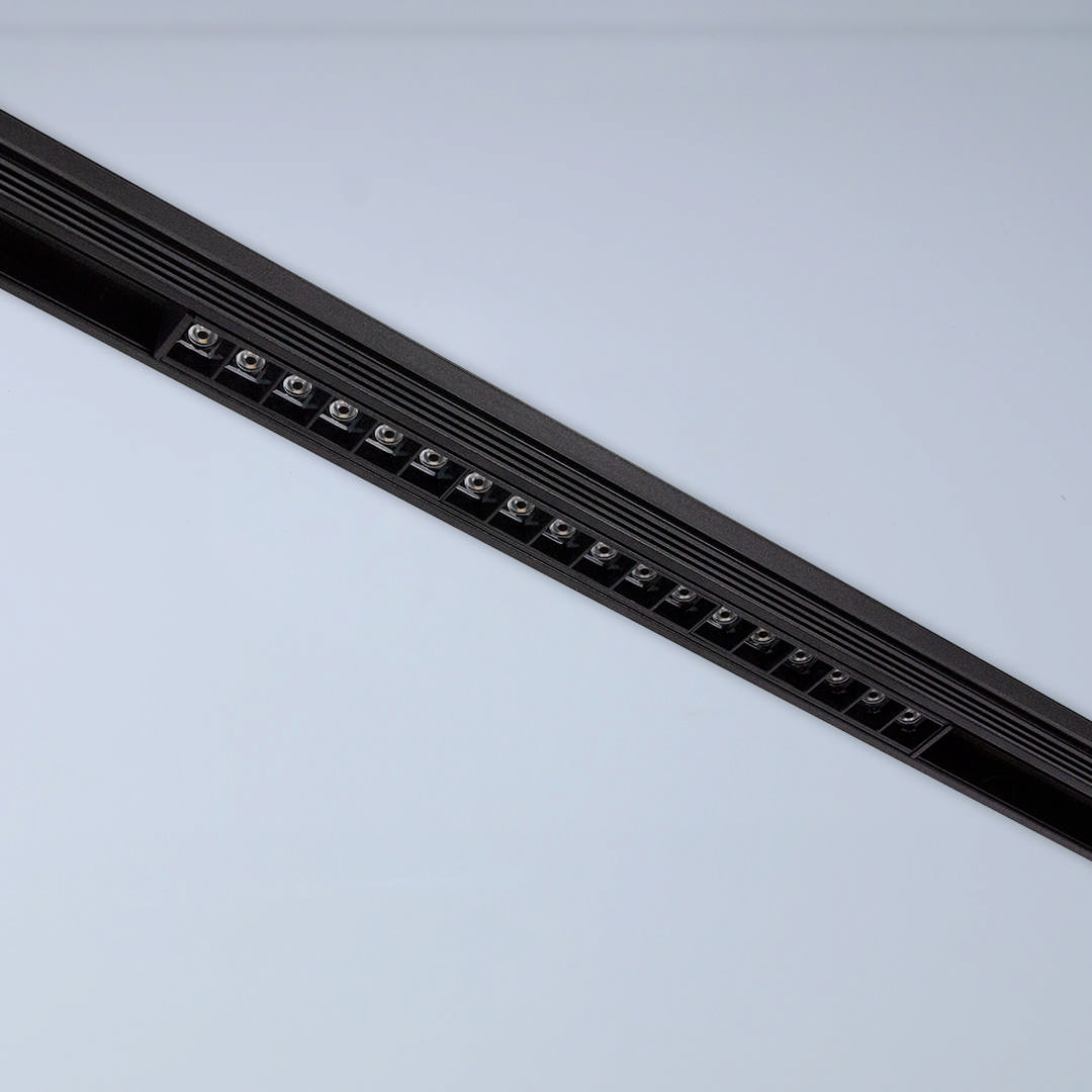 Spot  sina magneto 4000K 18W 1410LM, negru, Metsan