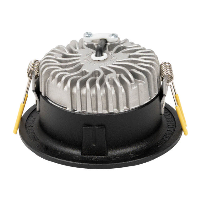 Downlight LED rotund Aprila 6W 4000K IP44, negru, Metsan