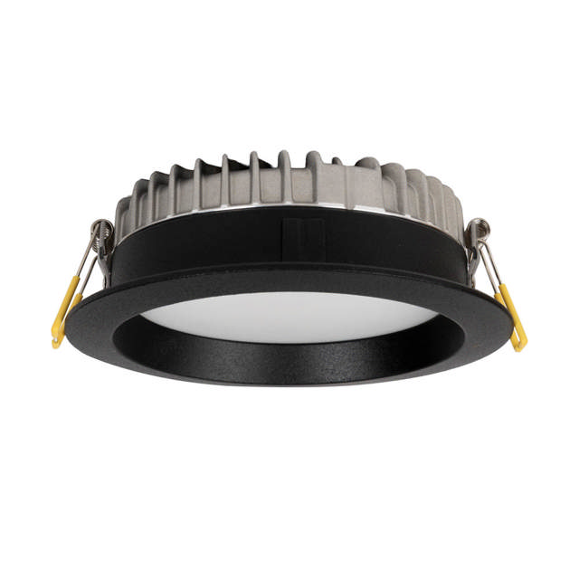 Downlight LED rotund Aprilla 10W 4000K IP44, negru, Metsan