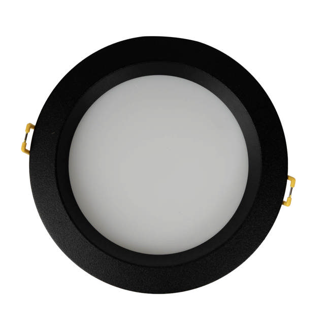 Downlight LED rotund Aprilla 10W 4000K IP44, negru, Metsan