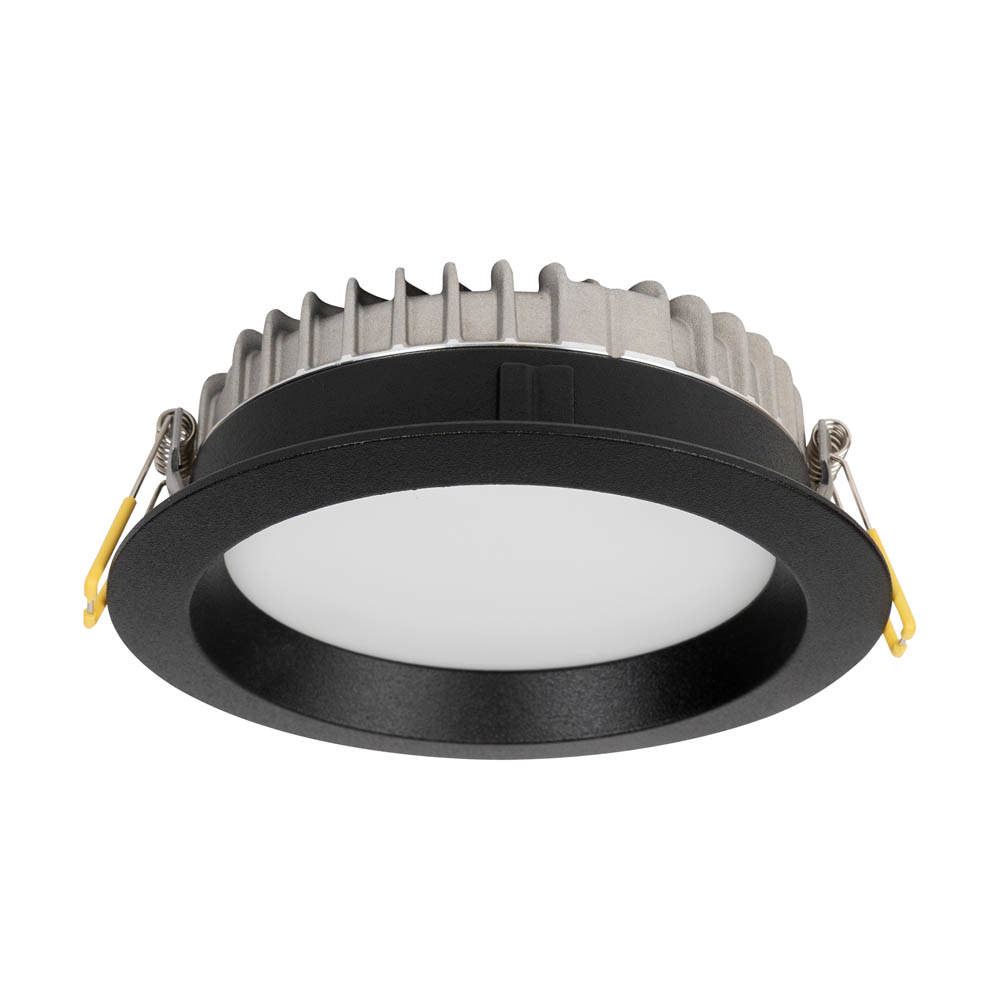 Downlight LED rotund Aprilla 10W 4000K IP44, negru, Metsan