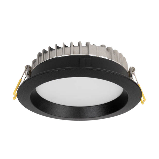 Downlight LED rotund Aprilla 10W 4000K IP44, negru, Metsan