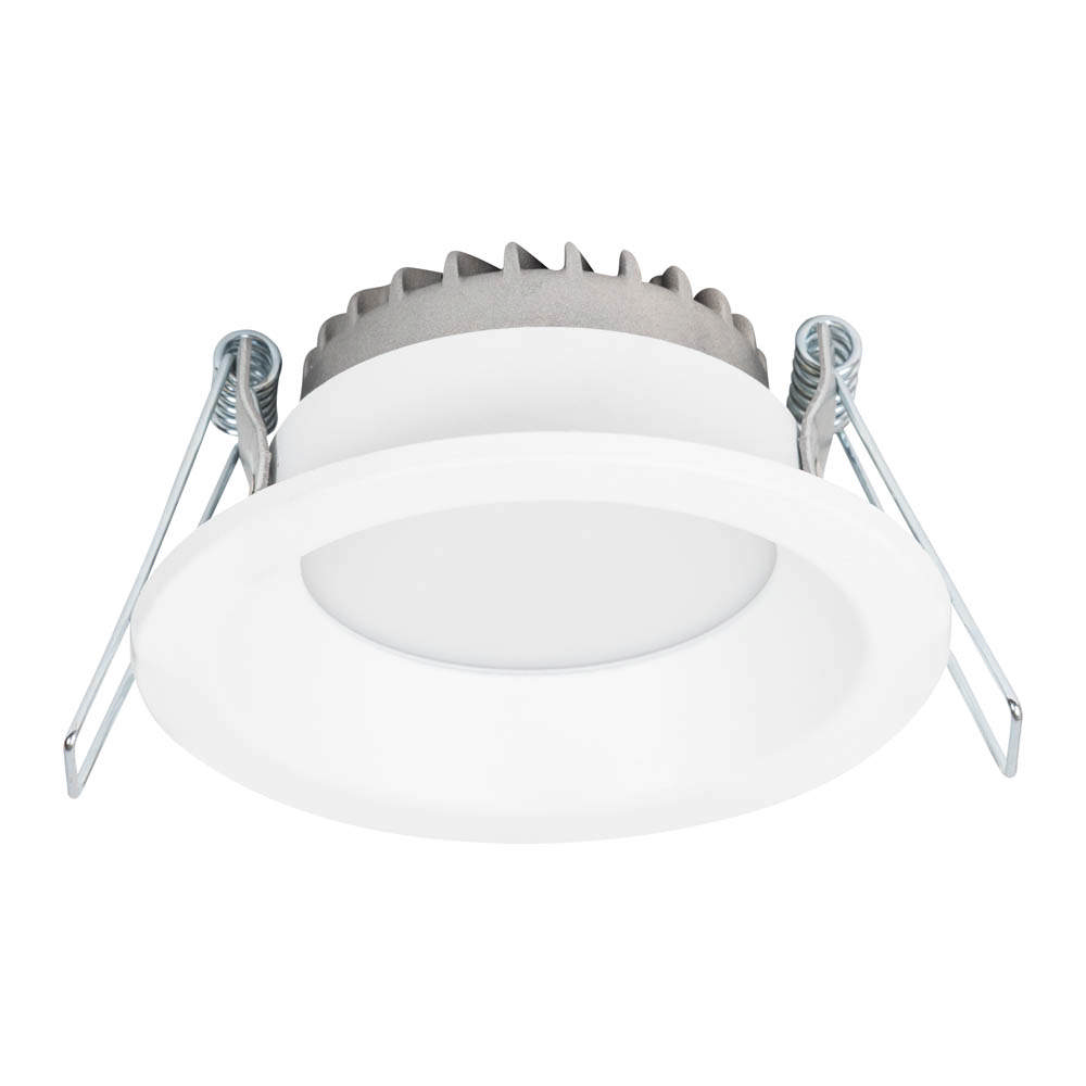 Downlight LED rotund compact 6W 4000K IP44, alb, Metsan