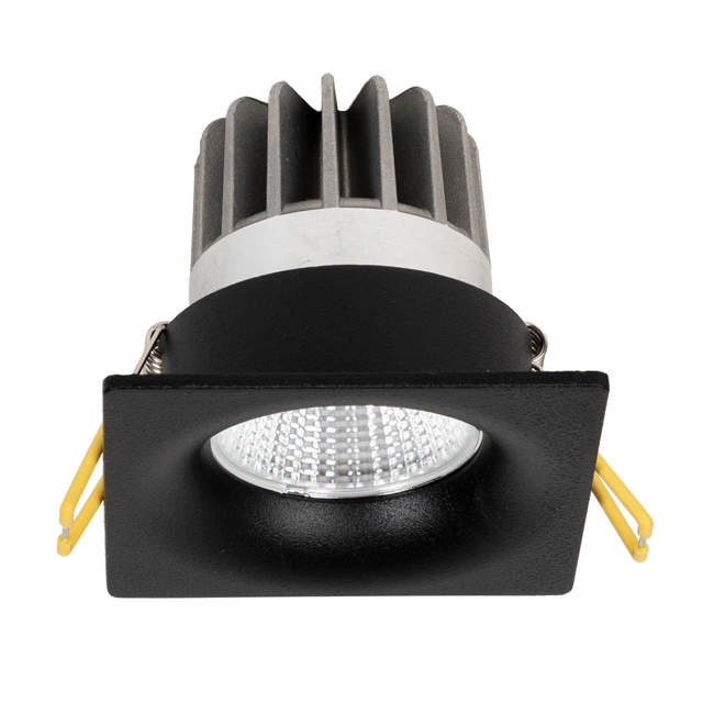 Spot LED patrat Sumota mini 8W 4000K IP44, negru, Metsan