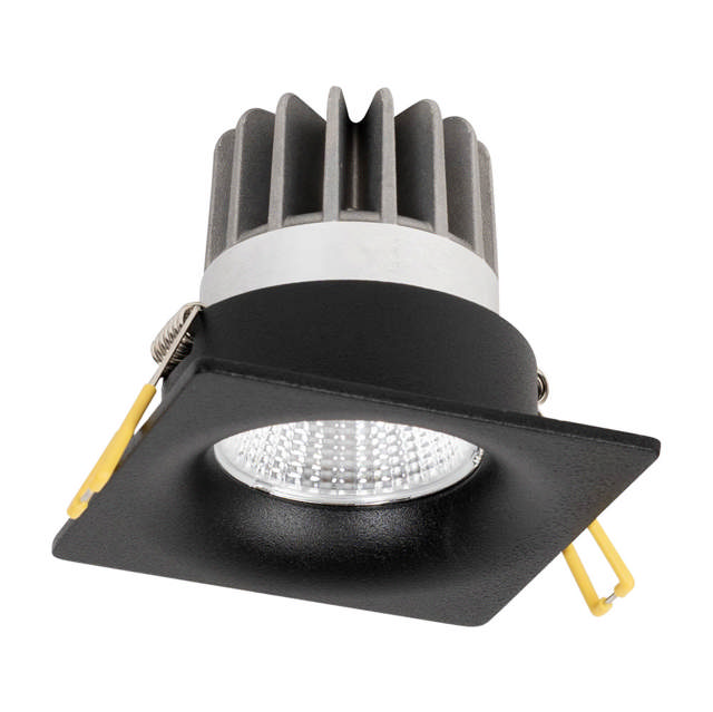 Spot LED patrat Sumota mini 8W 4000K IP44, negru, Metsan