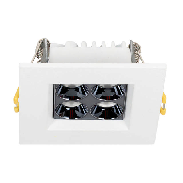 Spot LED patrat Roma SQ4 6W 4000K IP20, alb argintiu, Metsan