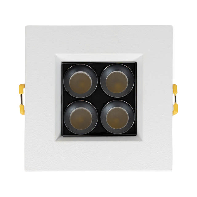 Spot LED patrat Roma SQ4 6W 4000K IP20, alb argintiu, Metsan