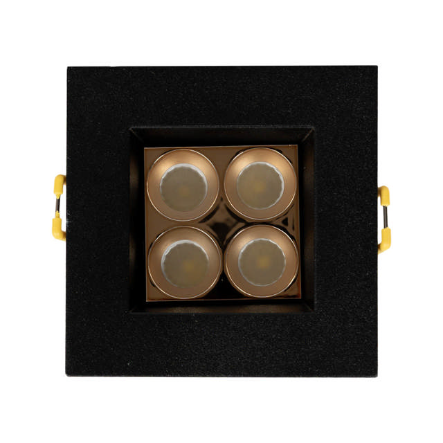 Spot LED patrat Roma SQ4 6W 4000K IP20, negru, Metsan