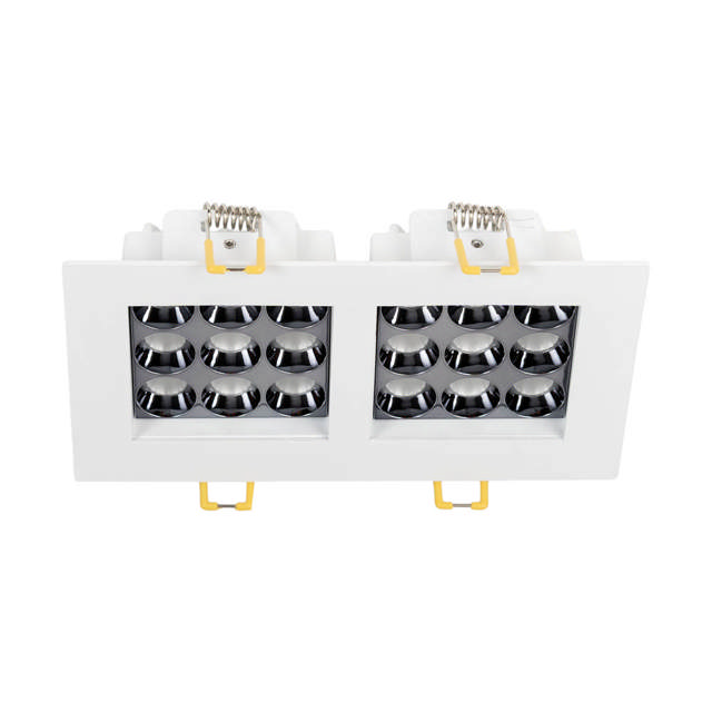 Spot LED patrat Roma SQ DB 9 24W 4000K, alb, Metsan