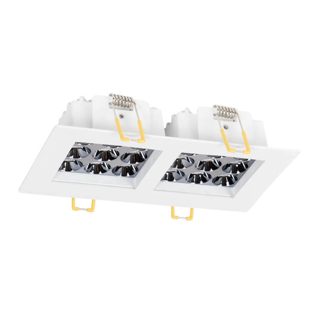 Spot LED patrat Roma SQ DB 9 24W 4000K, alb, Metsan