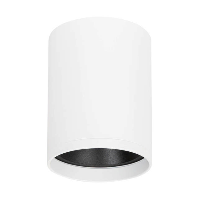 Spot aplicat Versa GU10 IP20, alb+negru, Metsan