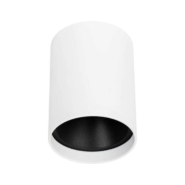 Spot aplicat Versa GU10 IP20, alb+negru, Metsan