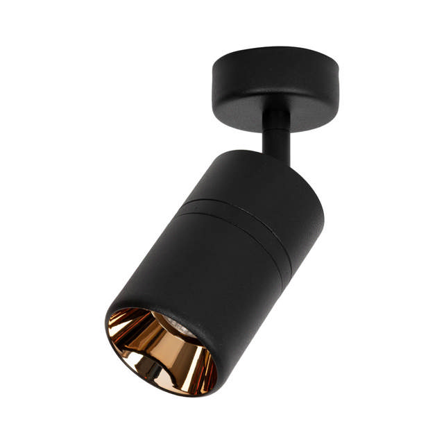 Spot Reflecto mini 10W 4000K IP20, negru+cupru, Metsan