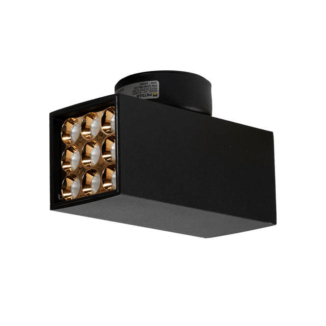 Aplica Roma LED 24W 4000K IP20, argintiu+cupru, Metsan