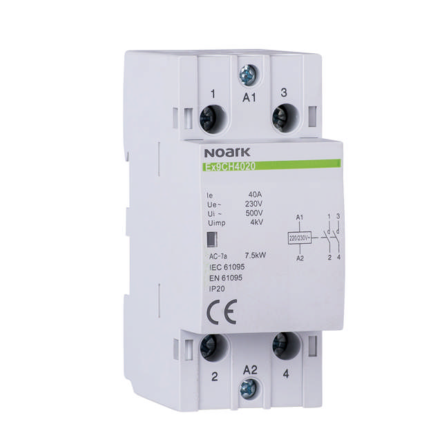 Contactor de instalare Ex9CH63 20 220/230V 50/60Hz, 102423, Noark