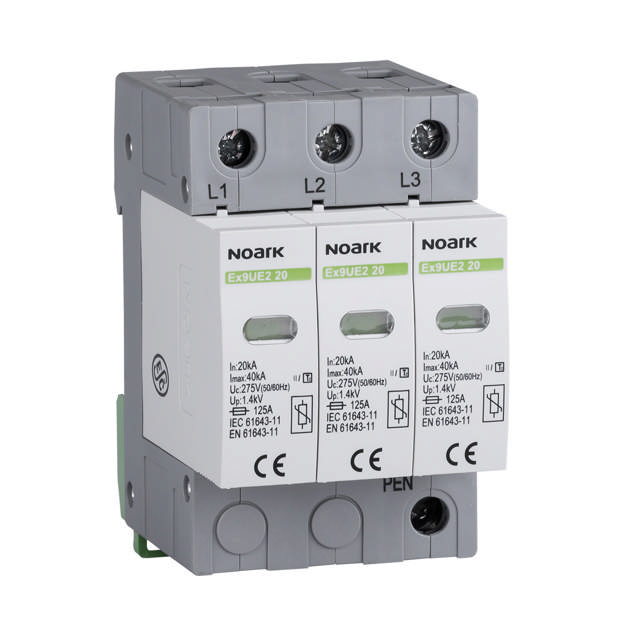 Dispozitive pentru protecție la supratensiune Ex9UE2 20 3P 275, 103353, Noark