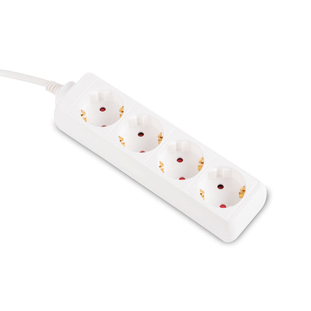 Prelungitor 3m 4 prize, alb, Inlet