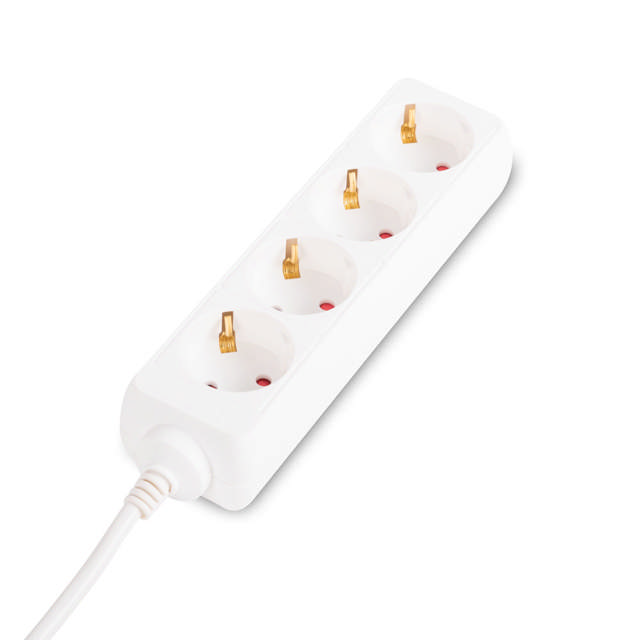 Prelungitor 3m 4 prize, alb, Inlet