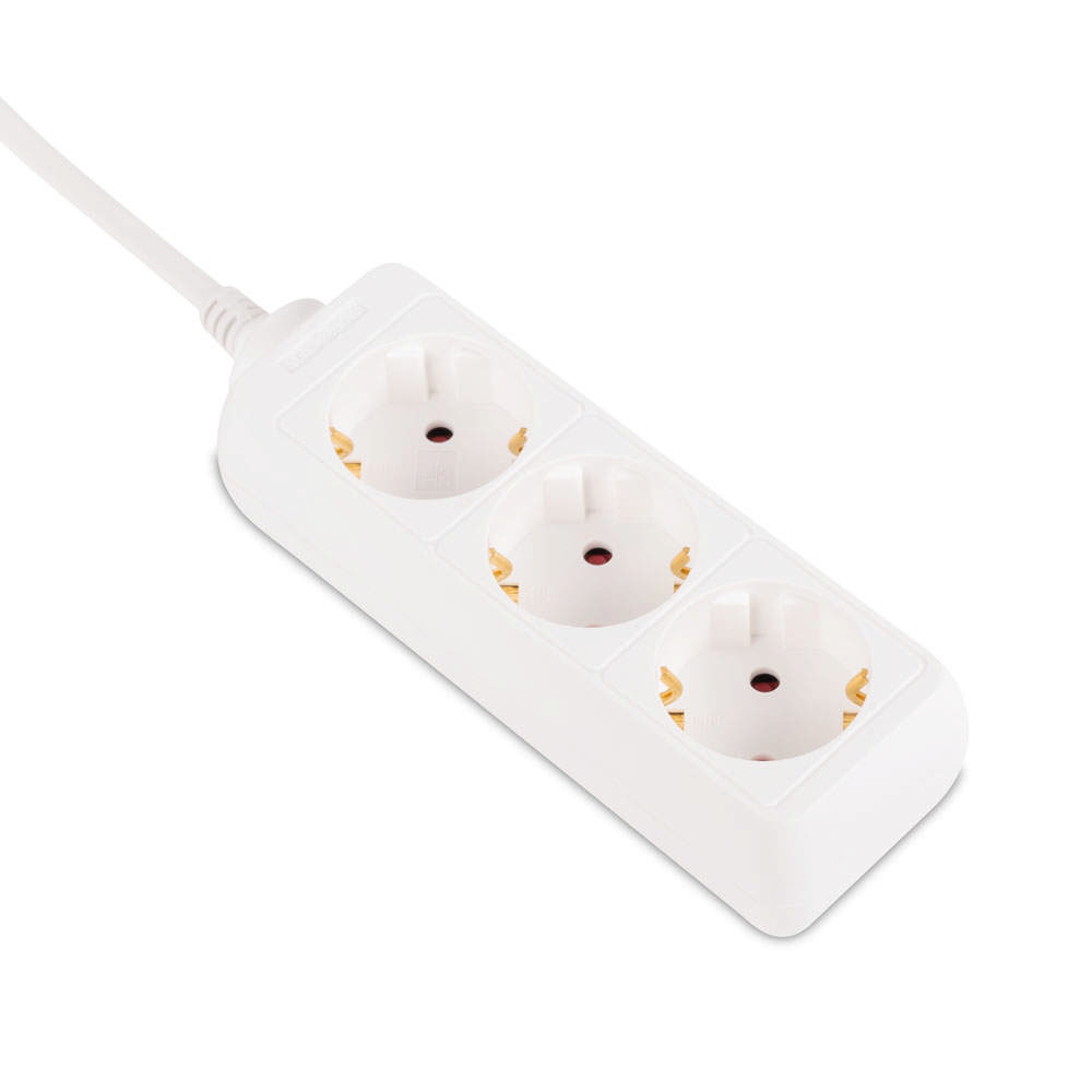 Prelungitor 5m 3 prize, alb, Inlet