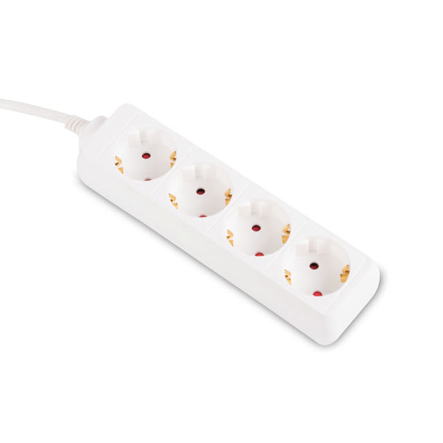 Prelungitor 5m 4 prize, alb, Inlet