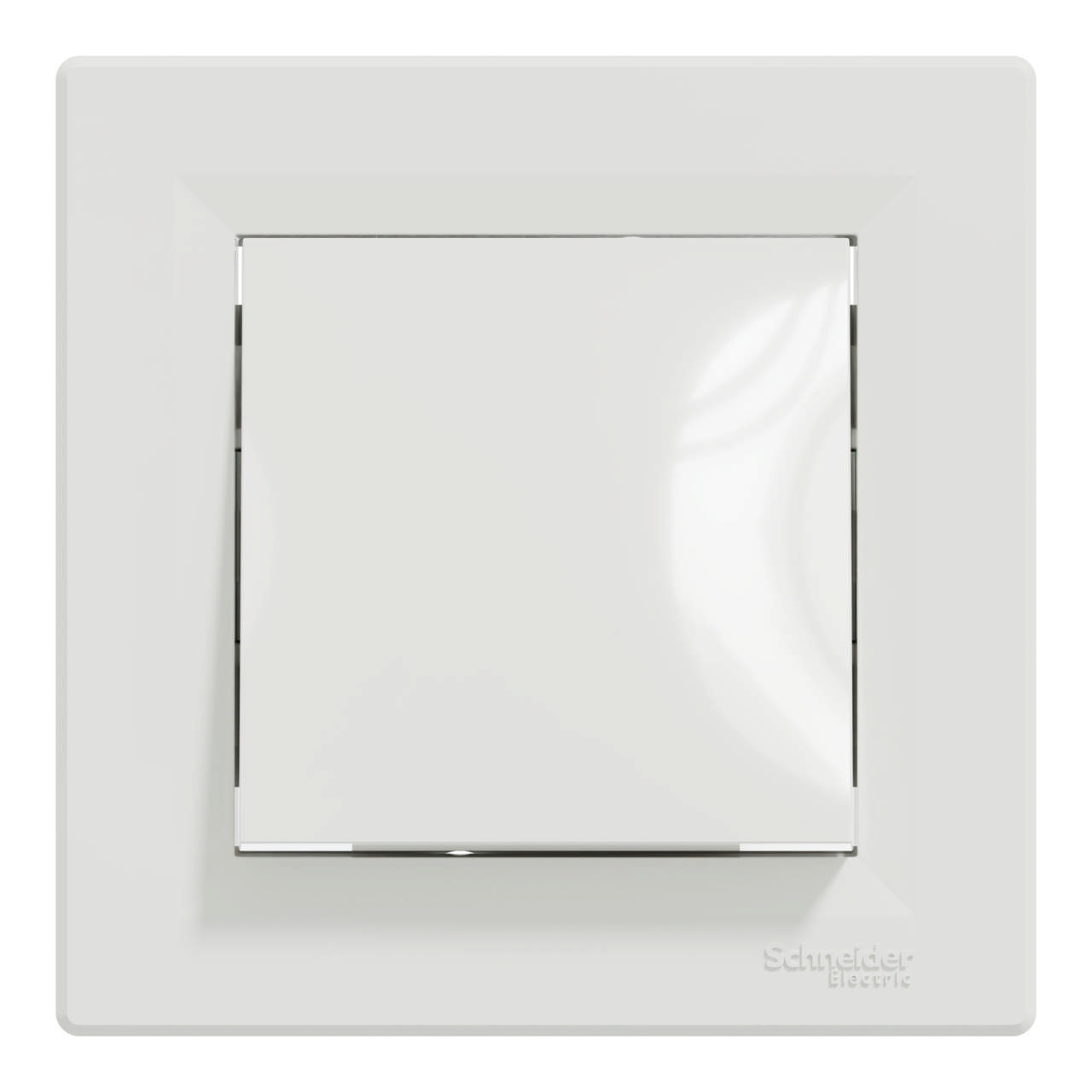 Asfora intrerupator revenire, alb, Schneider