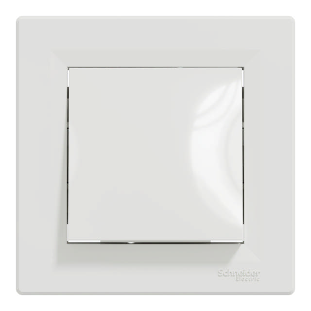 Asfora intrerupator revenire, alb, Schneider