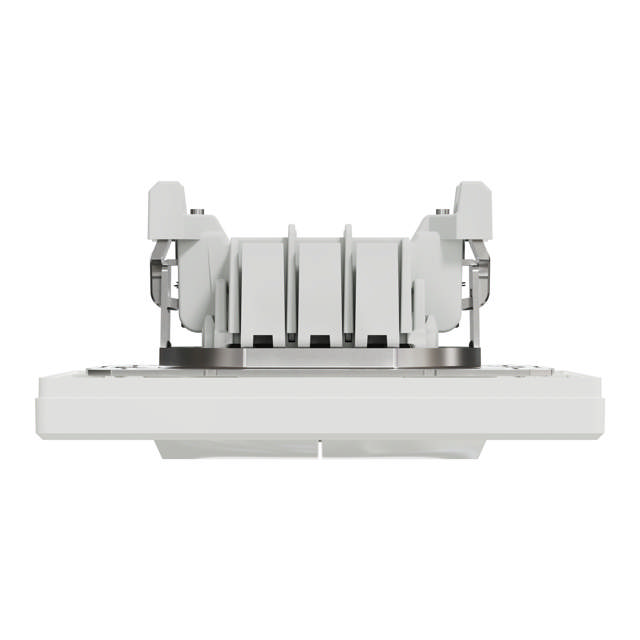 Asfora intrerupator dublu cap scara, alb, Schneider