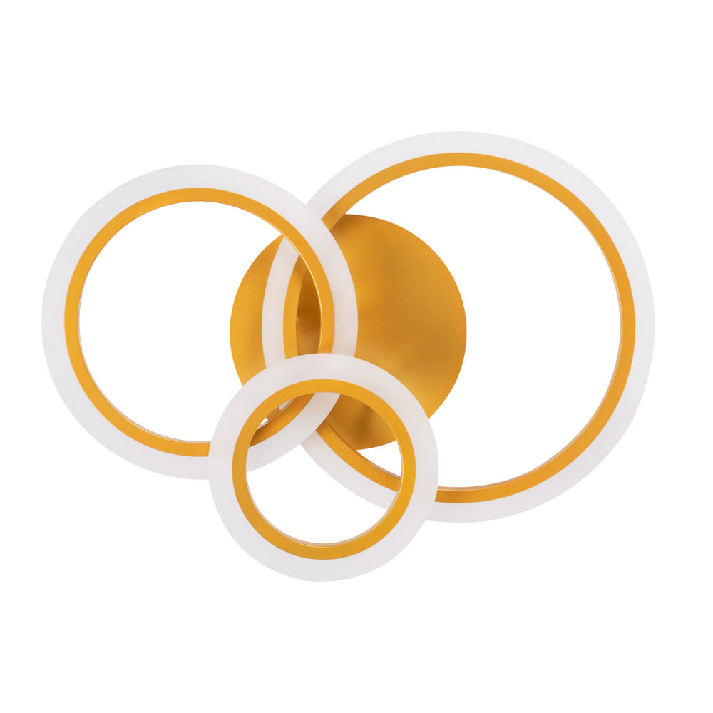 Lustra Oro LED 45W 50cm 3500-6000K cu telecomanda, Erste