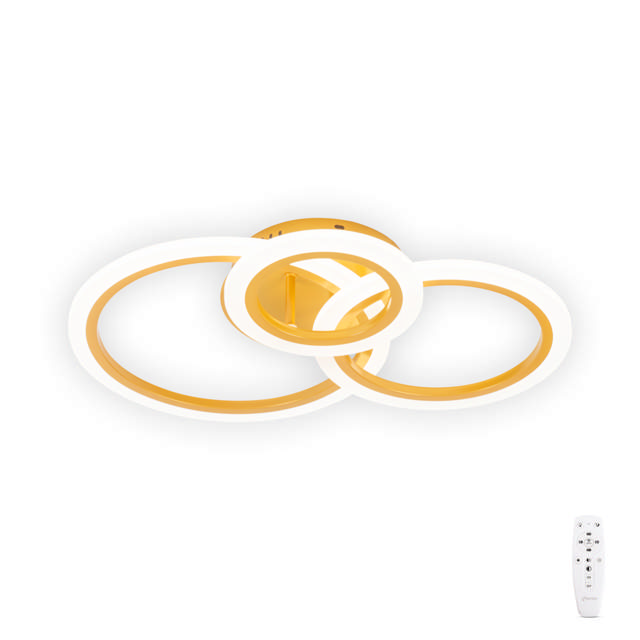 Lustra Oro LED 45W 50cm 3500-6000K cu telecomanda, Erste