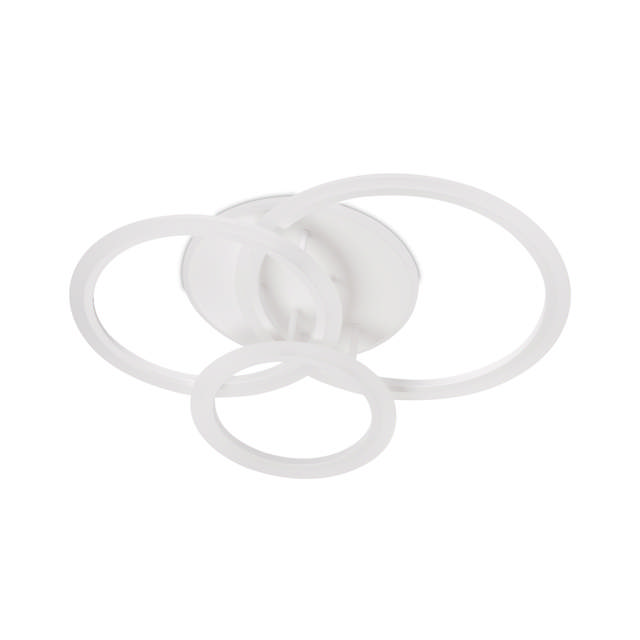 Plafoniera Circle LED 90W 3CCT cu telecomanda, alb, Erste