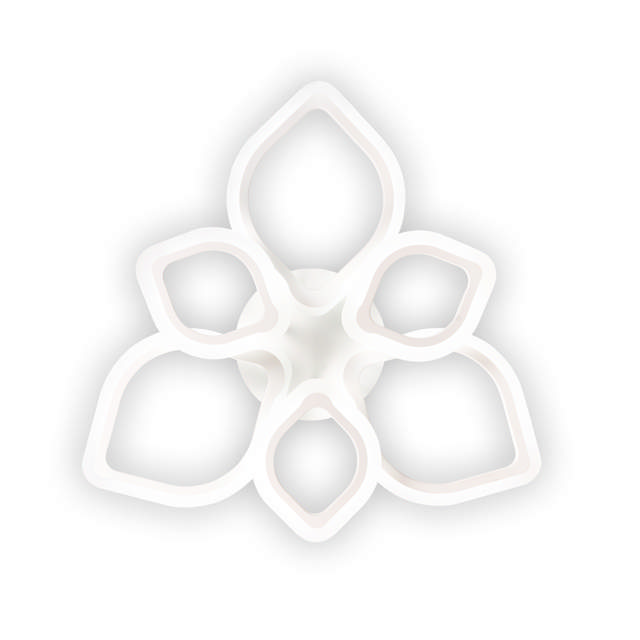 Plafoniera Azalia LED 100W 3CCT cu telecomanda, crom, Erste