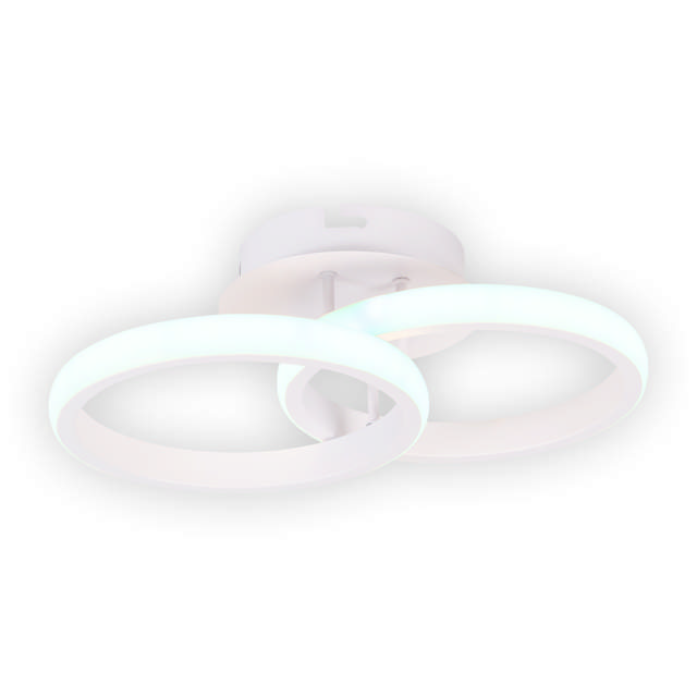 Aplica Anna LED 28W 3CCT ON/OFF IP20, alb, Erste