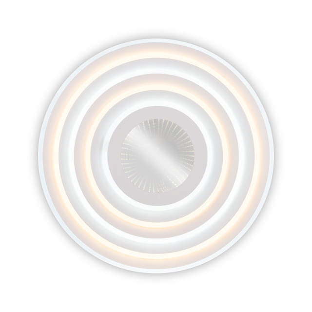 Plafoniera Abys LED 120W 3CCT cu telecomanda, alb, Erste