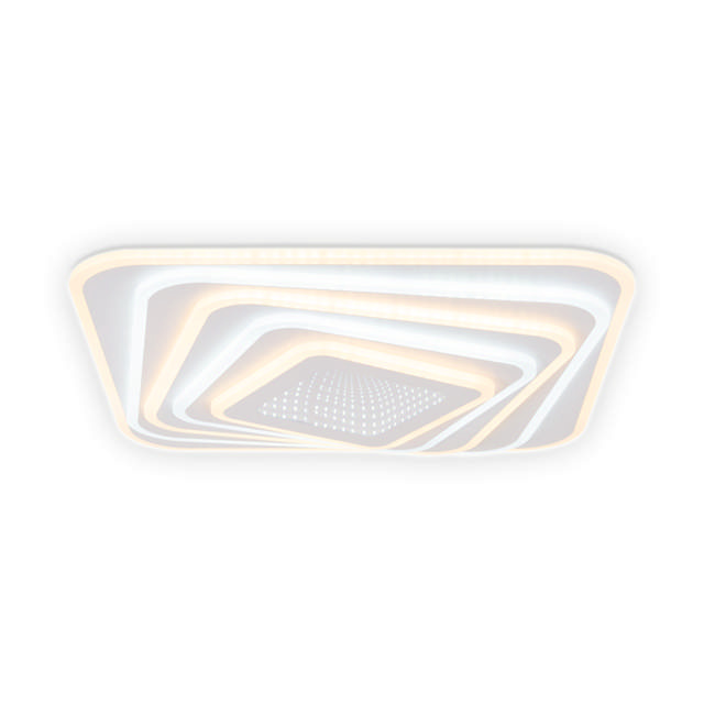 Plafoniera Charm LED 140W 3CCT cu telecomanda, alb, Erste