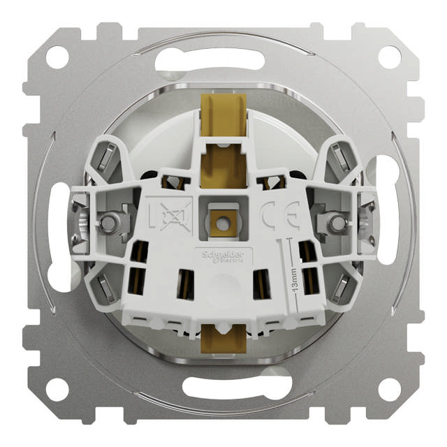 Noua Sedna priza, alb, Schneider