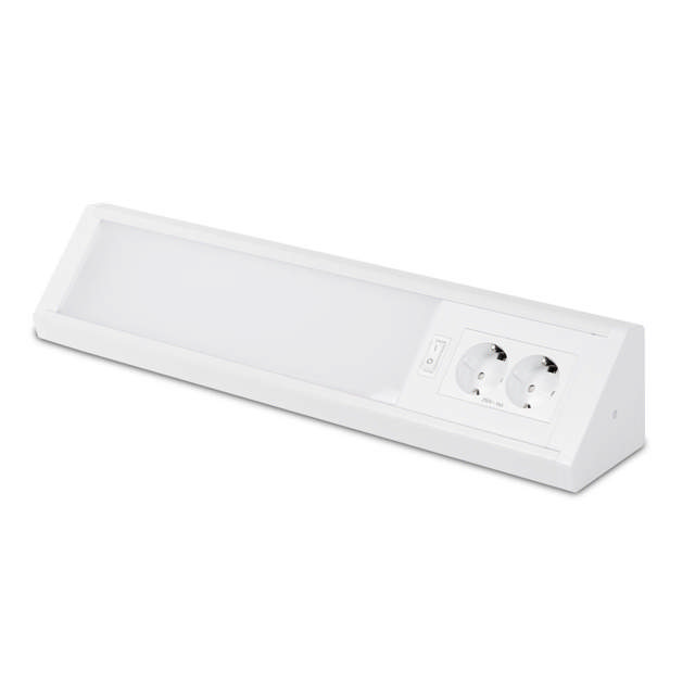 CORP LINIAR MOBILIER cu 2 Prize si Intrerupator 10W 6400K - NOVELITE