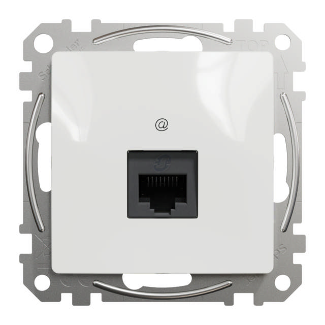 Noua Sedna priza UTP CAT6, alb, Schneider