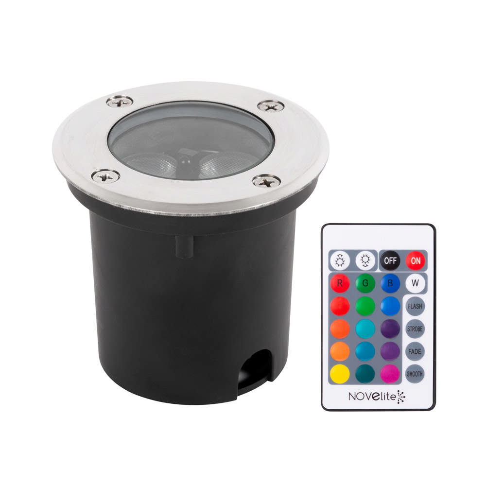 SPOT LED PIETONAL RGB 3W IP65 - NOVELITE