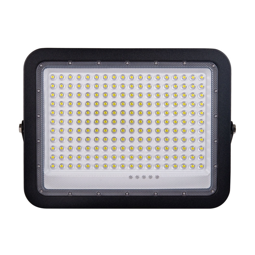 Proiector Solar LED Negru V2 300W 6500K IP65 - NOVELITE
