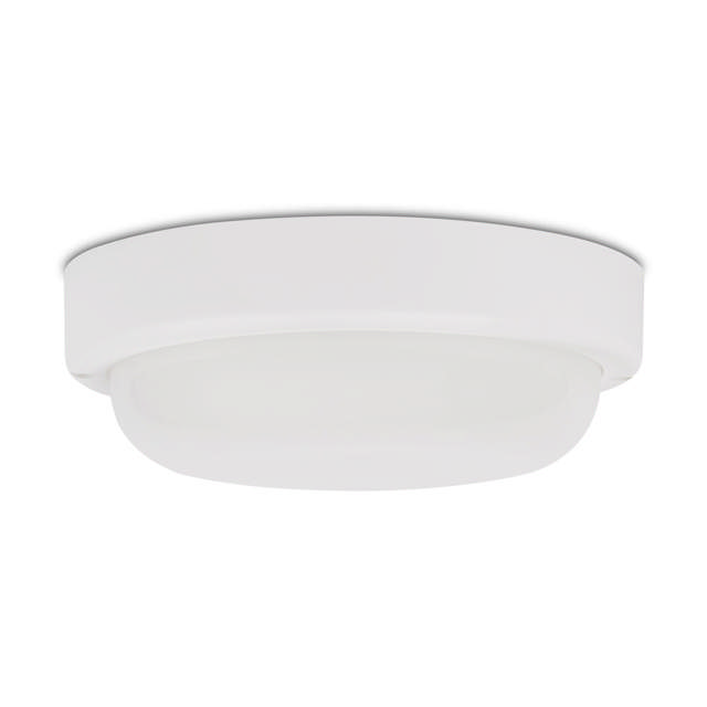 Corp BAT LED Rotund mic Alb IP65 12W 6400K Dispersor Opal - NOVELITE