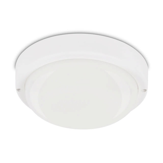 Corp BAT LED Rotund mic Alb IP65 12W 6400K Dispersor Opal - NOVELITE