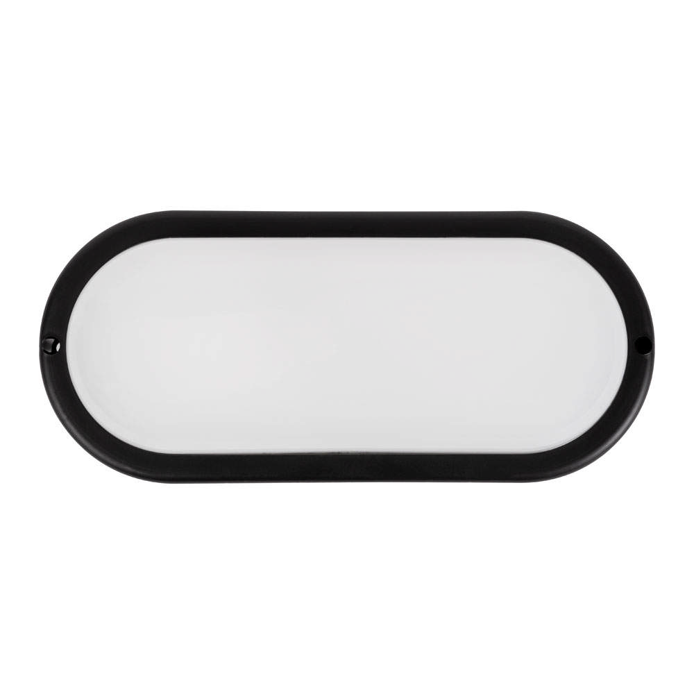 Corp BAT LED Colt Rotund Negru IP65 12W 4000K Dispersor Opal - NOVELITE